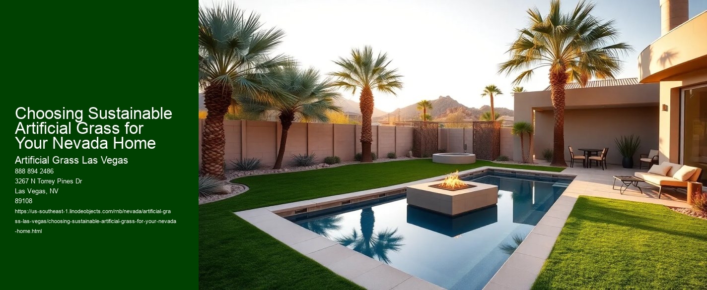 Choosing Sustainable Artificial Grass for Your Nevada Home