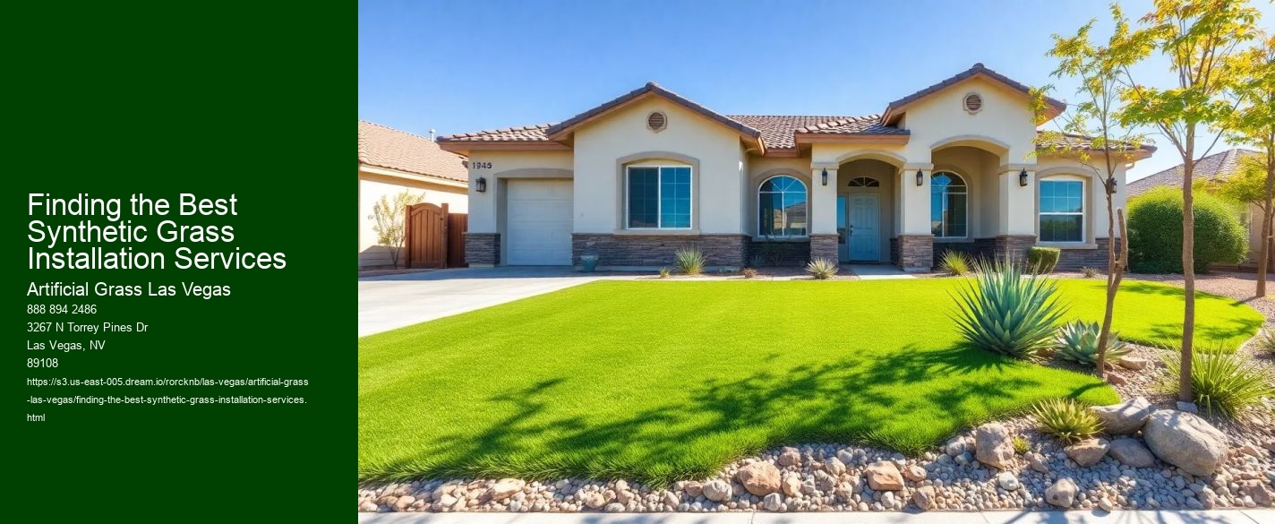 Finding the Best Synthetic Grass Installation Services