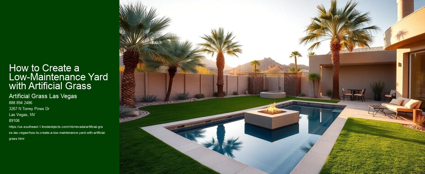 How to Create a Low-Maintenance Yard with Artificial Grass