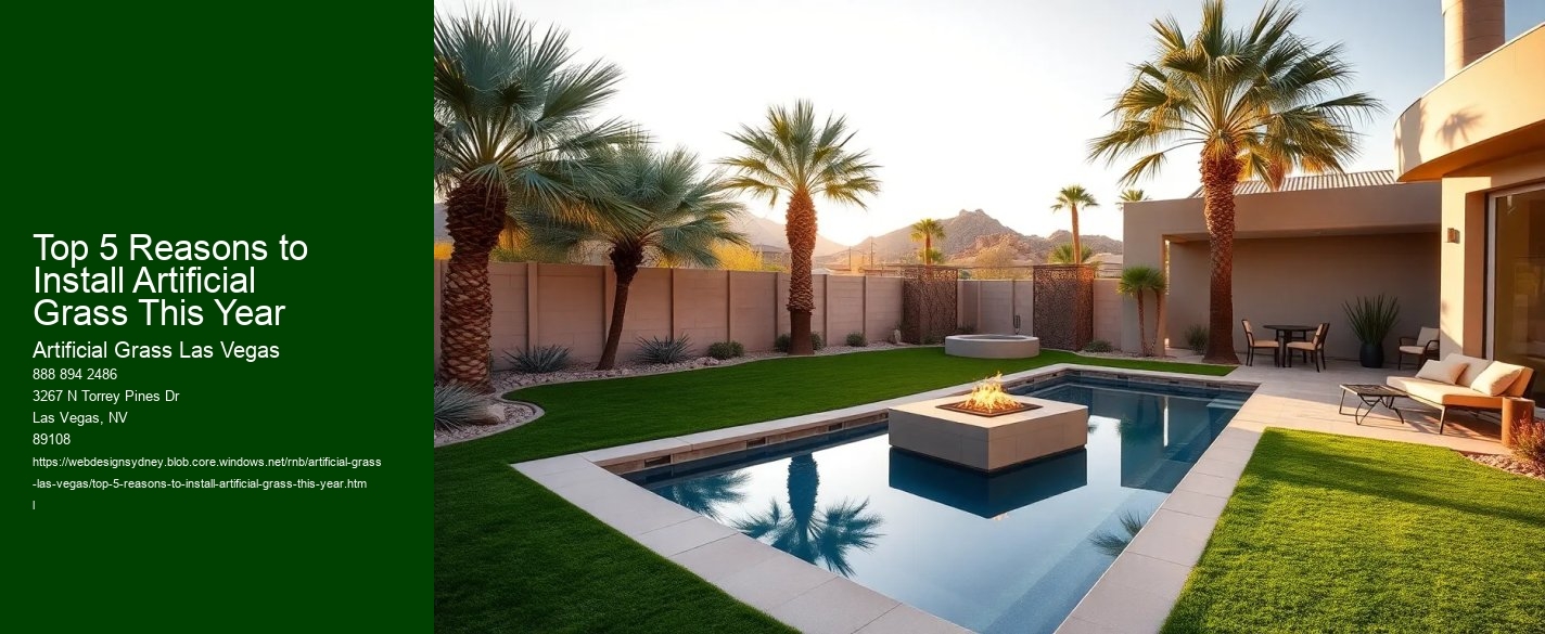 Top 5 Reasons to Install Artificial Grass This Year