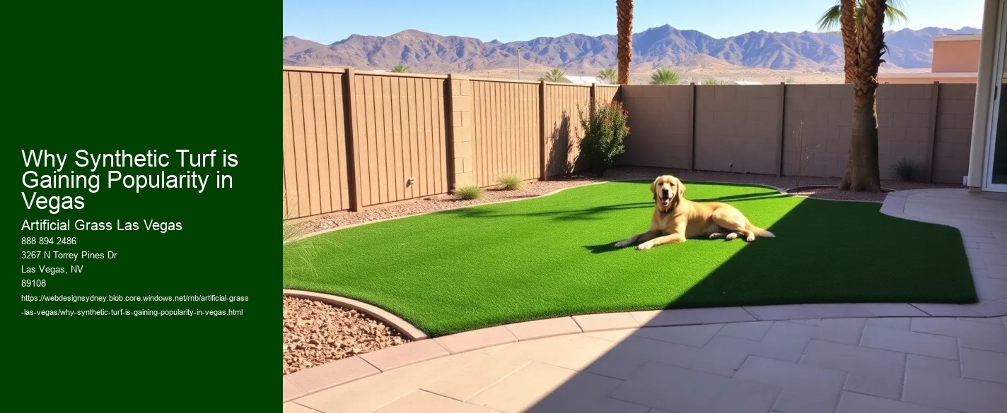 Why Synthetic Turf is Gaining Popularity in Vegas