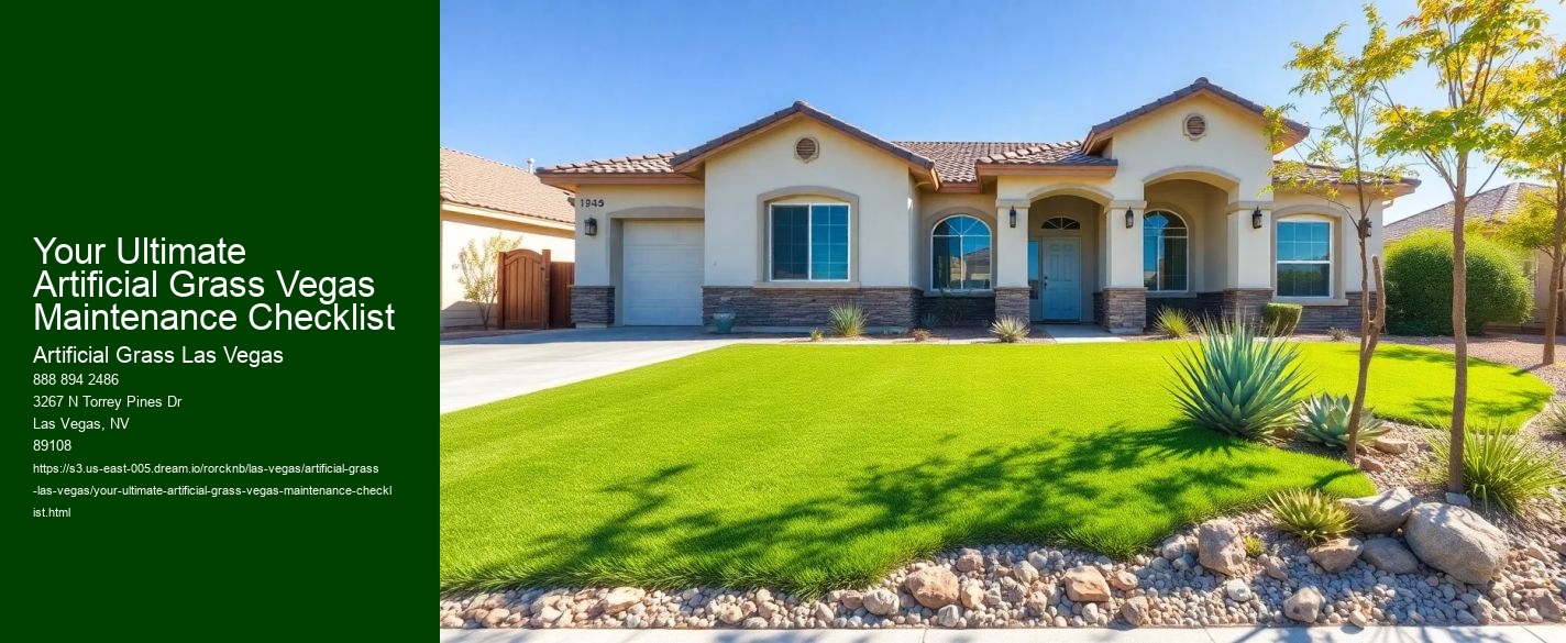 Your Ultimate Artificial Grass Vegas Maintenance Checklist